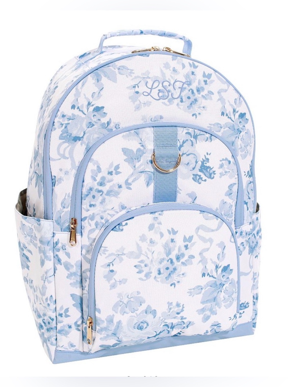 LoveShackFancy Blue Damask Large Backpack NWT 💙🌸